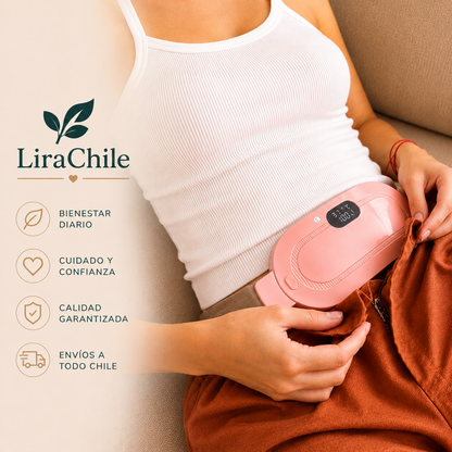 Cinturón Menstrual | Calor y Masaje para Aliviar Cólicos 🌸