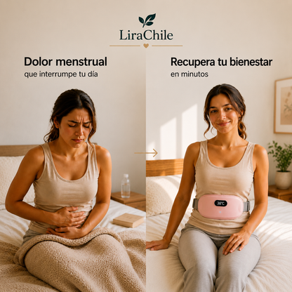 Cinturón Menstrual | Calor y Masaje para Aliviar Cólicos 🌸