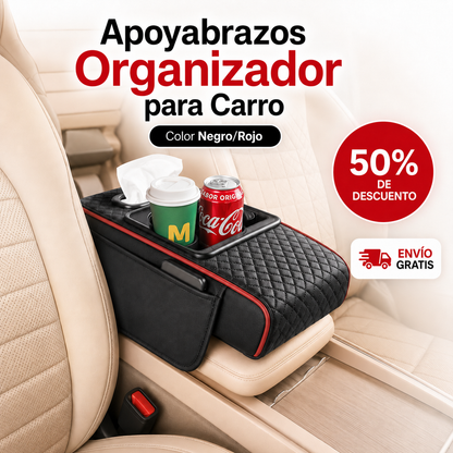 Apoyabrazos Universal para Auto con Portavasos